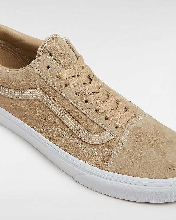 Tenis Vans Old Skool Pig Suede Masculino Bege | VN2871059