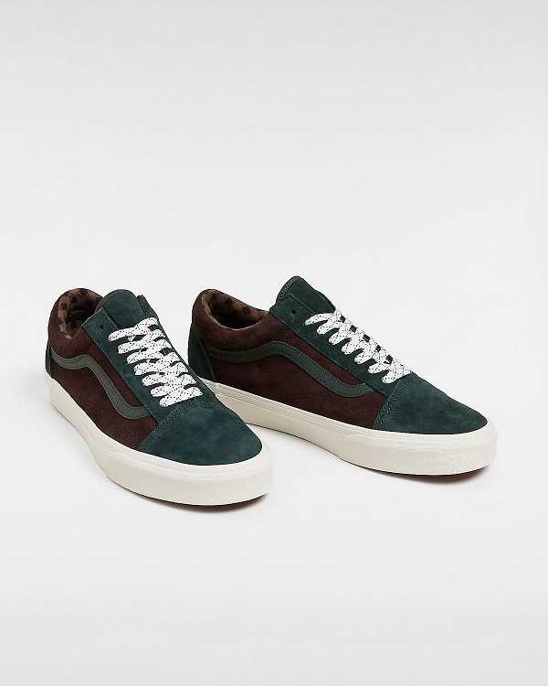 Tenis Vans Old Skool Pig Suede Masculino Verdes | VN6314289