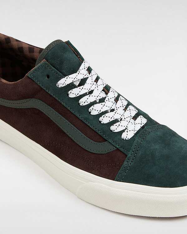 Tenis Vans Old Skool Pig Suede Masculino Verdes | VN6314289