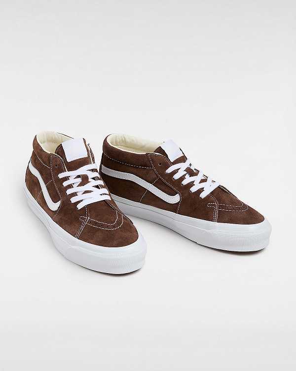 Tenis Vans Premium Sk8-Mid 83 Masculino Marrom | VN3718045