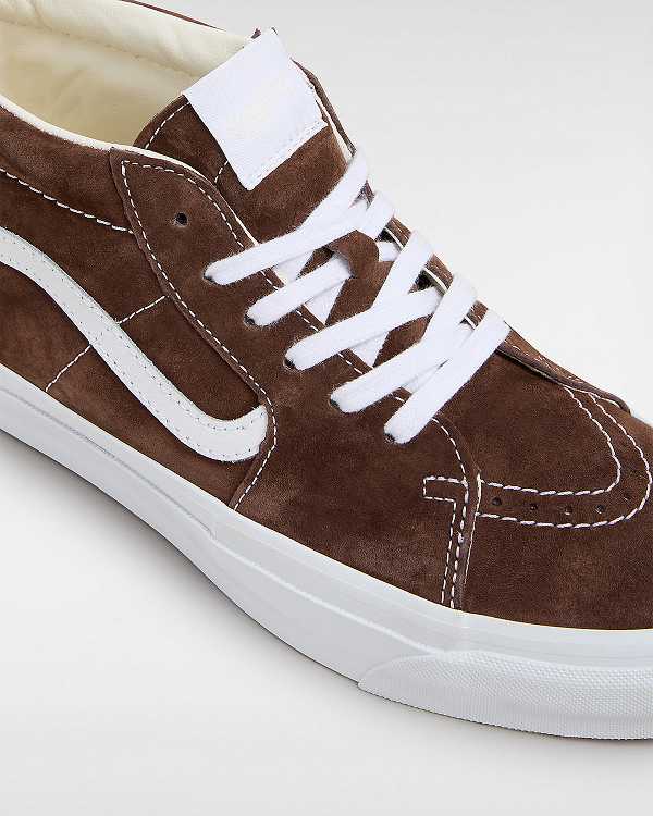 Tenis Vans Premium Sk8-Mid 83 Masculino Marrom | VN3718045