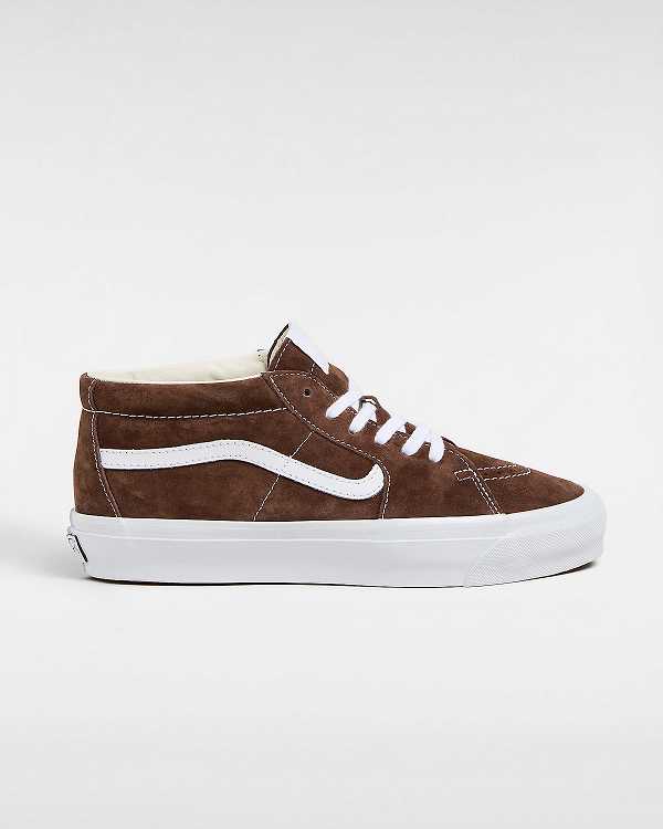 Tenis Vans Premium Sk8-Mid 83 Masculino Marrom | VN3718045