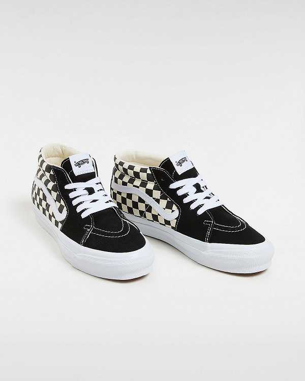 Tenis Vans Premium Sk8-Mid 83 Masculino Pretas Branco | VN7340159