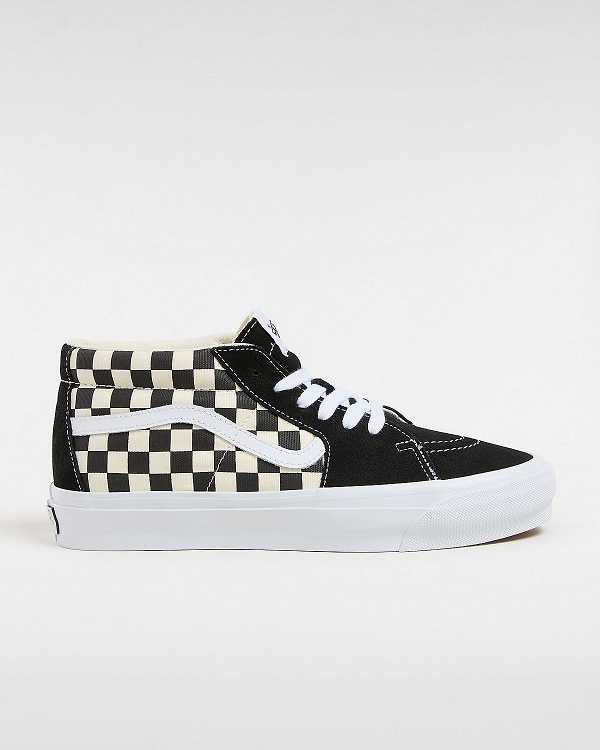 Tenis Vans Premium Sk8-Mid 83 Masculino Pretas Branco | VN7340159