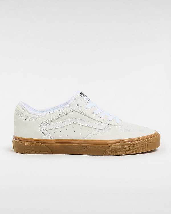 Tenis Vans Rowley Classic Masculino Branco Bege | VN4716092