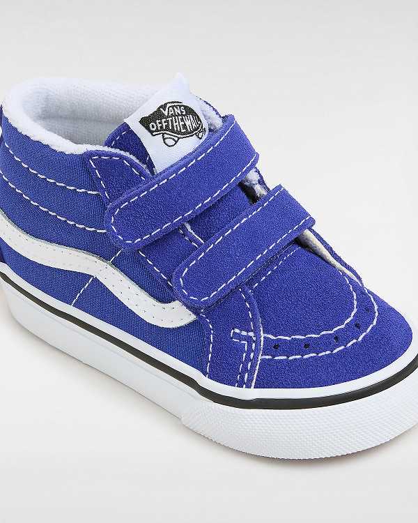 Tenis Vans Sk8-Mid Reissue Hook and Loop (1-4 Years) Criança Azuis | VN5043782