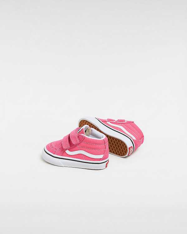 Tenis Vans Sk8-Mid Reissue Hook and Loop (1-4 Years) Criança Rosa | VN2709361