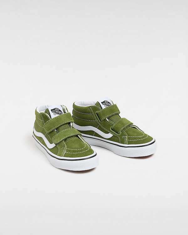 Tenis Vans Sk8-Mid Reissue Hook and Loop (4-8 years) Criança Verdes | VN0297684