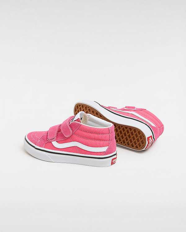 Tenis Vans Sk8-Mid Reissue Hook and Loop (4-8 years) Criança Rosa | VN6732804