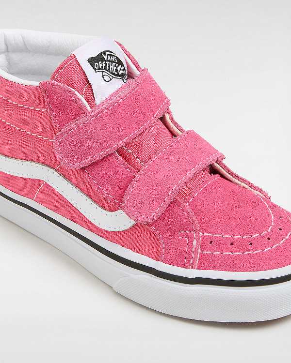 Tenis Vans Sk8-Mid Reissue Hook and Loop (4-8 years) Criança Rosa | VN6732804