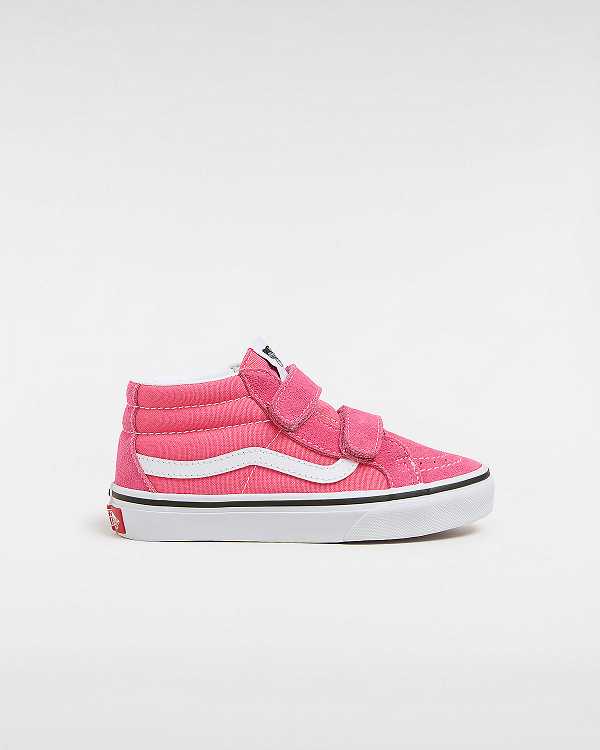 Tenis Vans Sk8-Mid Reissue Hook and Loop (4-8 years) Criança Rosa | VN6732804