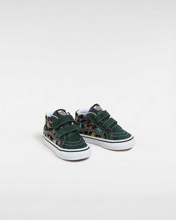 Tenis Vans Sk8-Mid Reissue Hook and Loop Glow (1-4 Years) Criança Multicoloridas | VN0673815