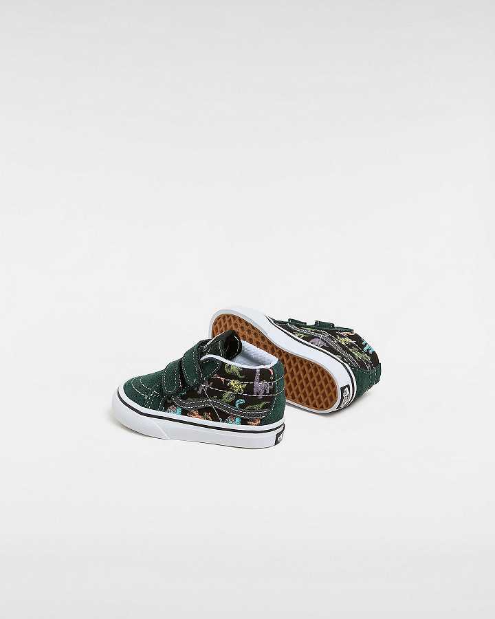 Tenis Vans Sk8-Mid Reissue Hook and Loop Glow (1-4 Years) Criança Multicoloridas | VN0673815