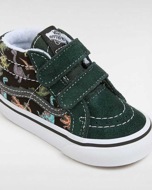 Tenis Vans Sk8-Mid Reissue Hook and Loop Glow (1-4 Years) Criança Multicoloridas | VN0673815