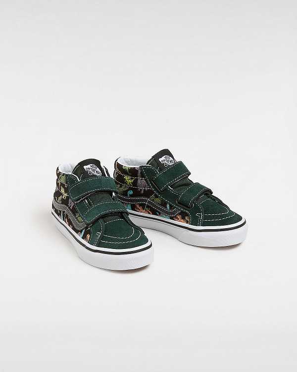 Tenis Vans Sk8-Mid Reissue Hook and Loop Glow (4-8 Years) Criança Multicoloridas | VN8794316