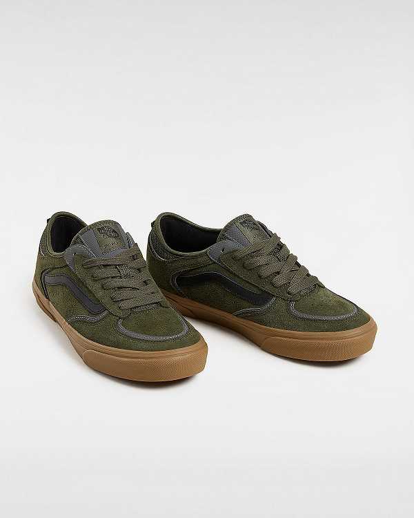 Tenis Vans Skate Rowley Masculino Verdes | VN9263018