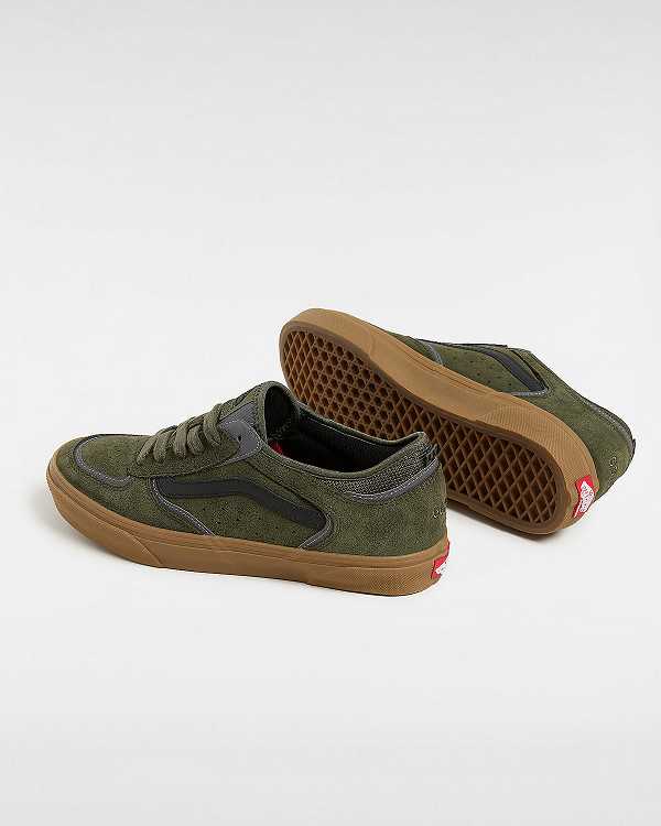 Tenis Vans Skate Rowley Masculino Verdes | VN9263018