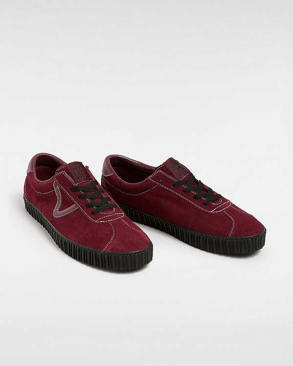 Tenis Vans Sport Low Creeper Suede Masculino Pretas Vermelhas | VN7264390