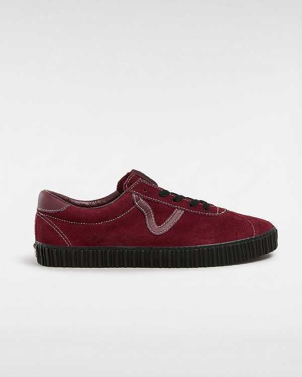 Tenis Vans Sport Low Creeper Suede Masculino Pretas Vermelhas | VN7264390