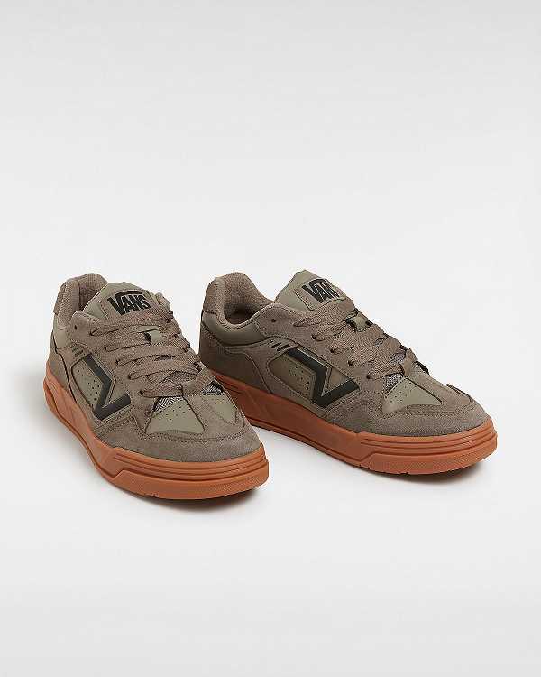 Tenis Vans Upland Suede Masculino Marrom | VN2145973