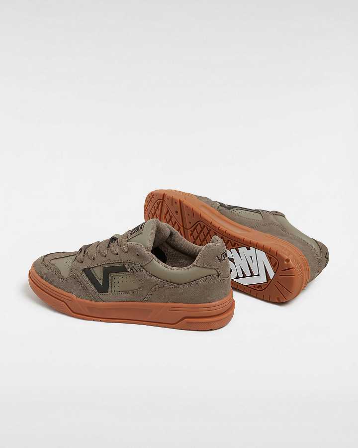 Tenis Vans Upland Suede Masculino Marrom | VN2145973