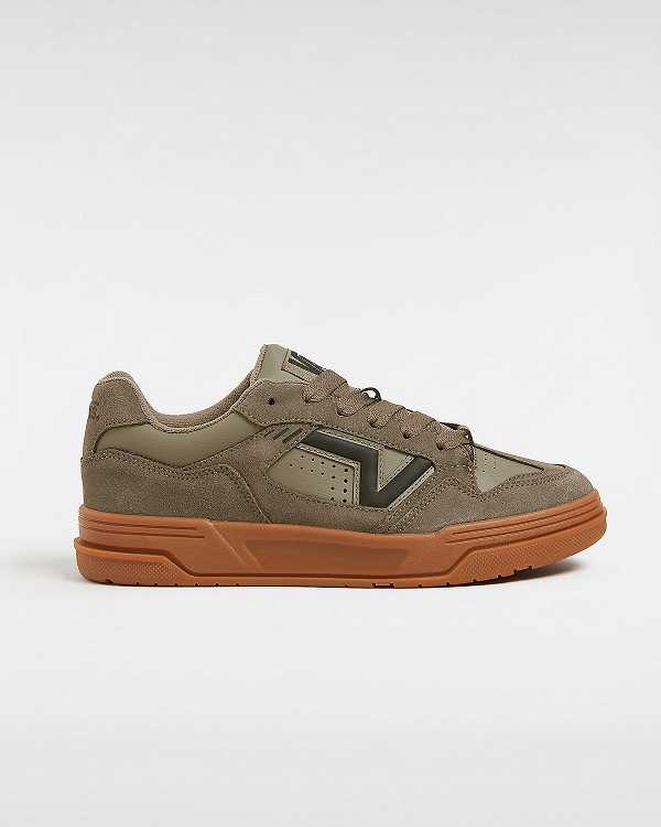 Tenis Vans Upland Suede Masculino Marrom | VN2145973