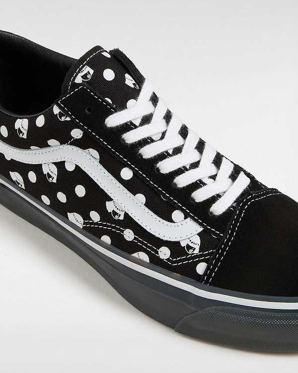 Tenis Vans Vans X Papergirl Old Skool Masculino Pretas | VN2157649