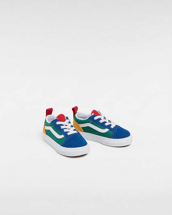 Tenis Vans Yacht Club Old Skool Elastic Lace (1-4 years) Criança Multicoloridas | VN1374820