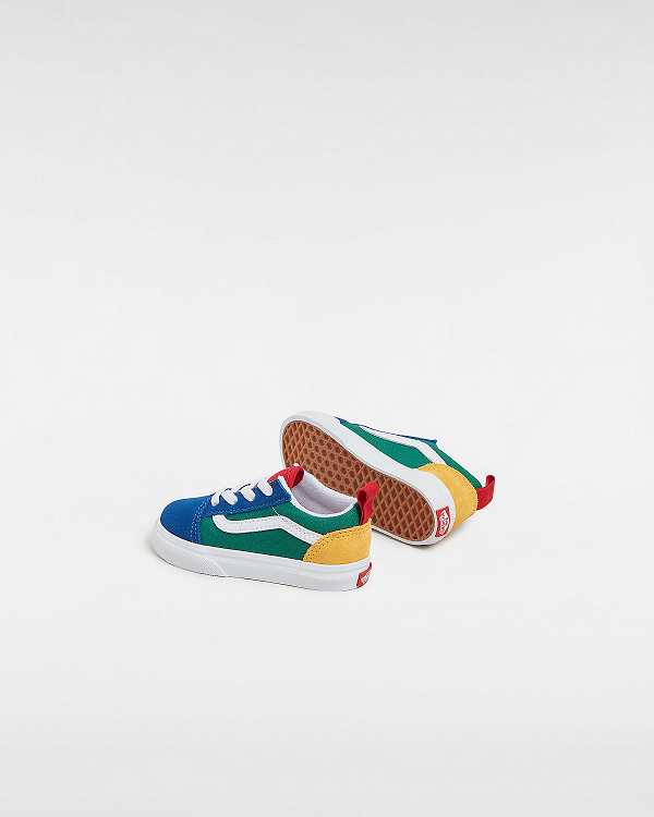 Tenis Vans Yacht Club Old Skool Elastic Lace (1-4 years) Criança Multicoloridas | VN1374820