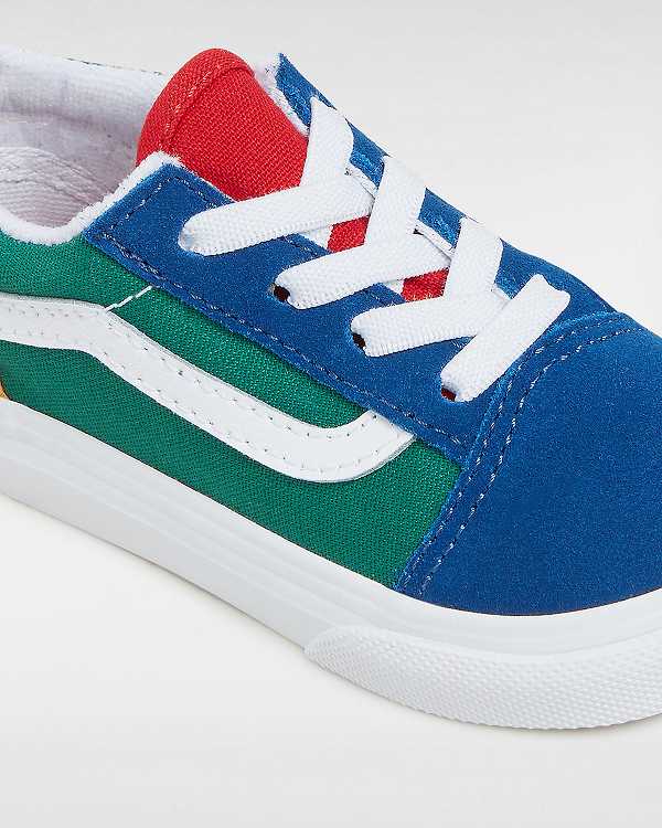 Tenis Vans Yacht Club Old Skool Elastic Lace (1-4 years) Criança Multicoloridas | VN1374820